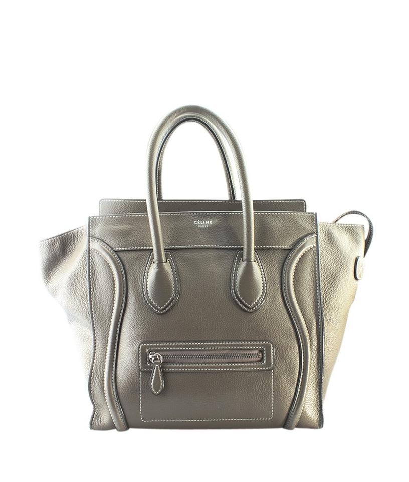 Céline Luggage Brown Leather Tote