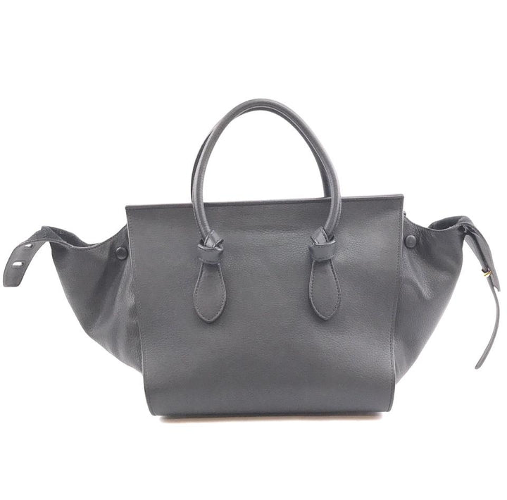 Céline Tie Knot Calfskin Mini Hand Tote Black Leather Satchel