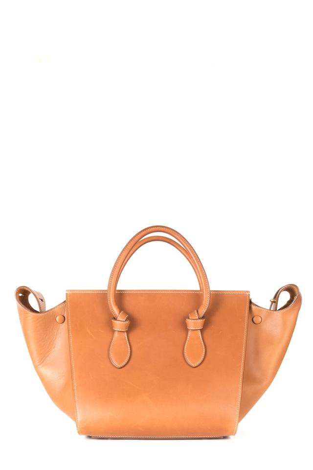 Céline Tie Mini Tote Tan Leather Shoulder Bag