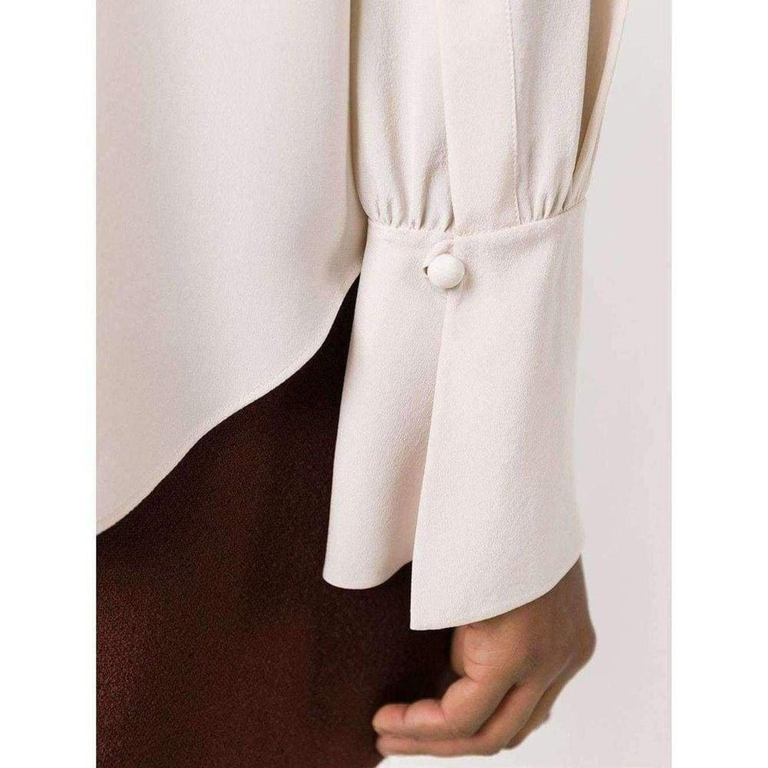 Albaster Bow Detail Silk Shirt