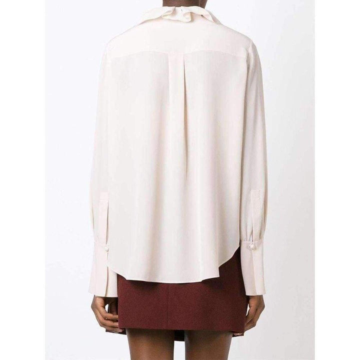 Albaster Bow Detail Silk Shirt