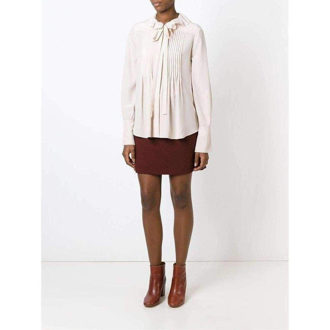 Albaster Bow Detail Silk Shirt