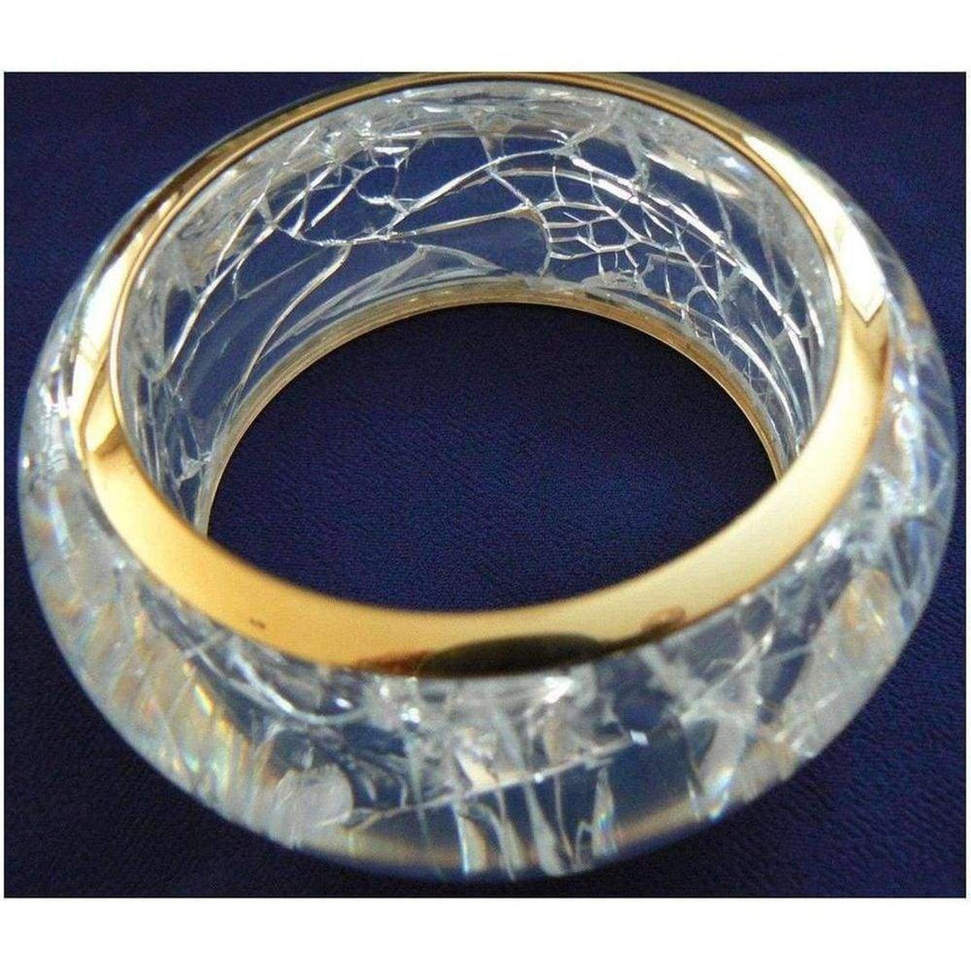 Alexis Crackled Transpired Resin Bangle Bracelet