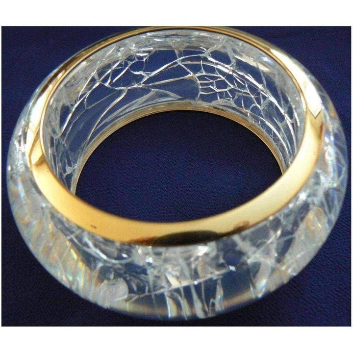 Alexis Crackled Transpired Resin Bangle Bracelet