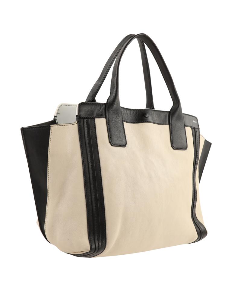 Chloé Alison Beige Lambskin Leather Tote