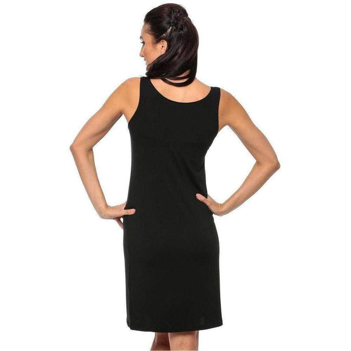 Black cotton dress