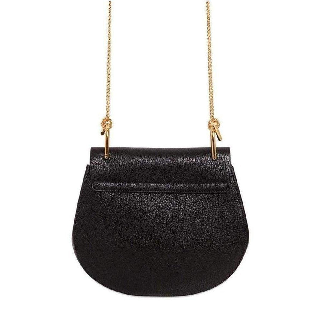Black Drew Grained Leather Mini Bag