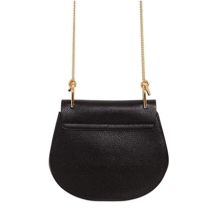 Black Drew Grained Leather Mini Bag