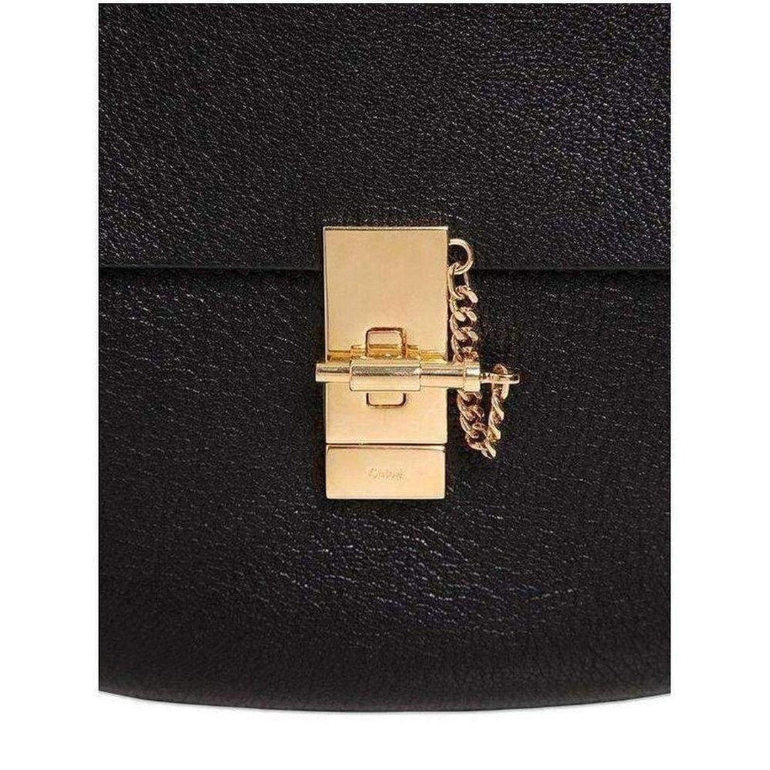 Black Drew Grained Leather Mini Bag