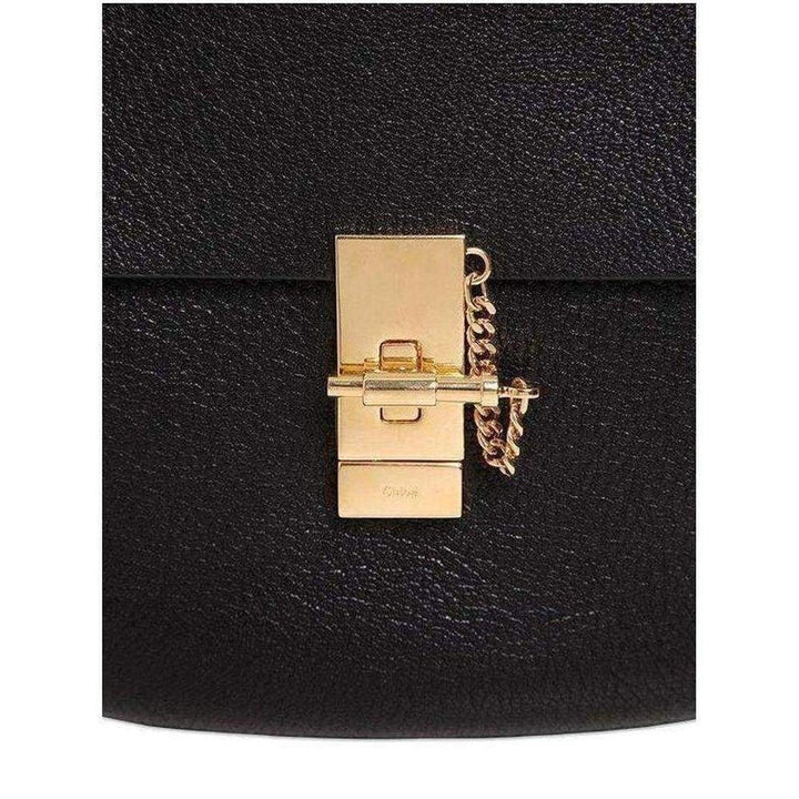 Black Drew Grained Leather Mini Bag