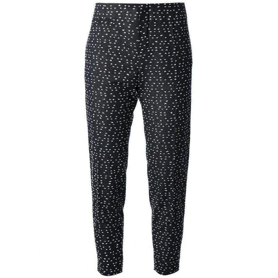 Chloé-Blue Pattern Trousers - Runway Catalog