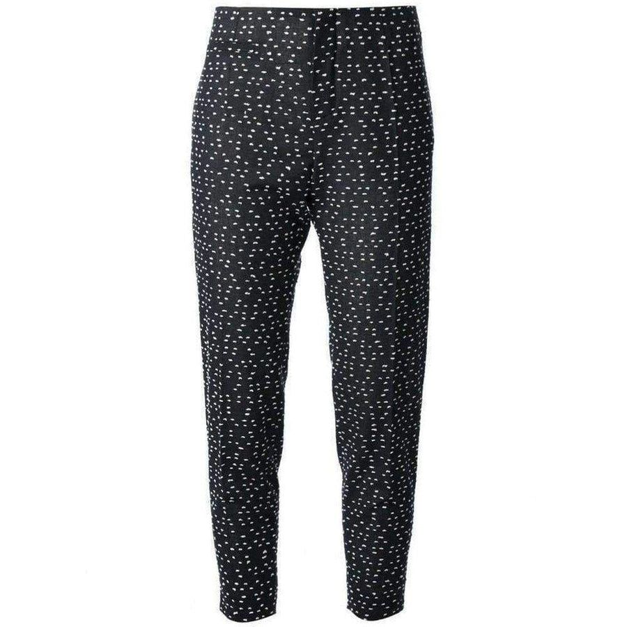 Chloé-Blue Pattern Trousers - Runway Catalog