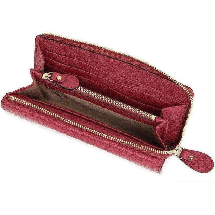 Burgundy Leather Waller