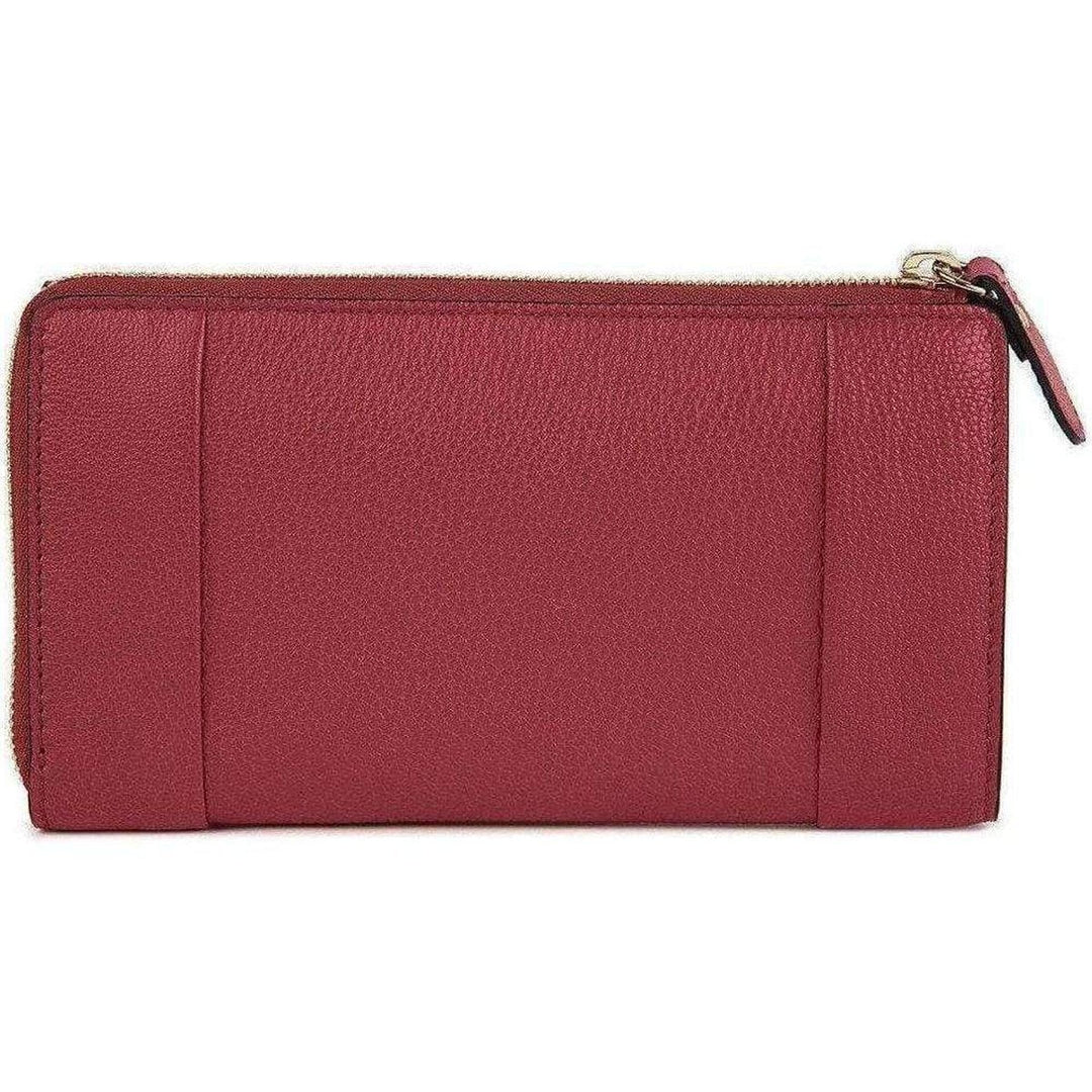Burgundy Leather Waller