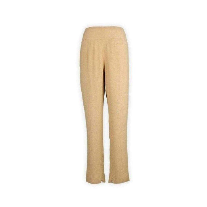 Camel Grained Crepe Pants
