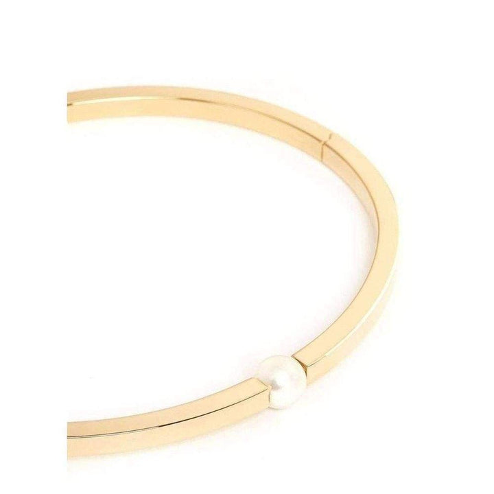 Darcey Inset Swarovski Pearl Chunky Torque Necklace