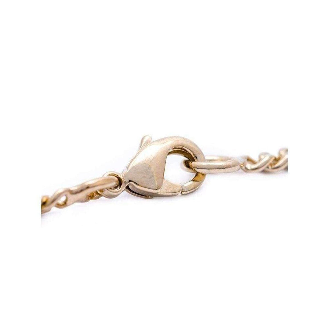 Ellie' Two Tone Golden Pendent Necklace 2O0701-CB7