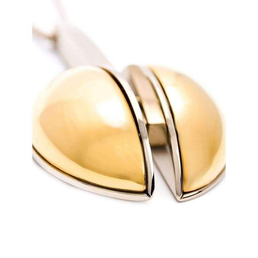 Ellie' Two Tone Golden Pendent Necklace 2O0701-CB7