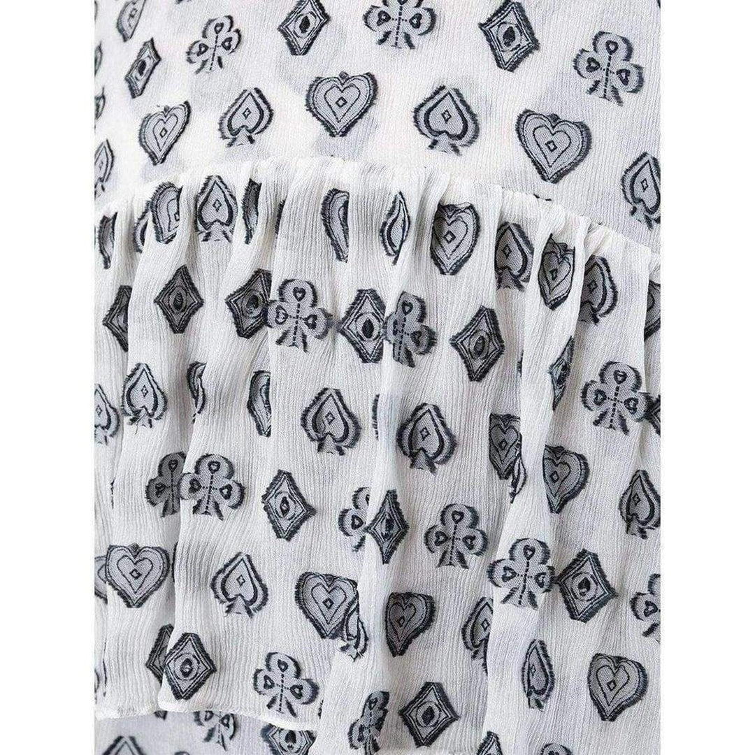 Fil Coupé Two Overlapping Silk Tops
