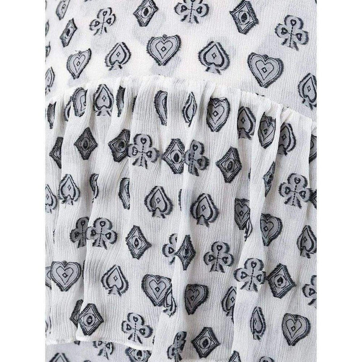 Fil Coupé Two Overlapping Silk Tops