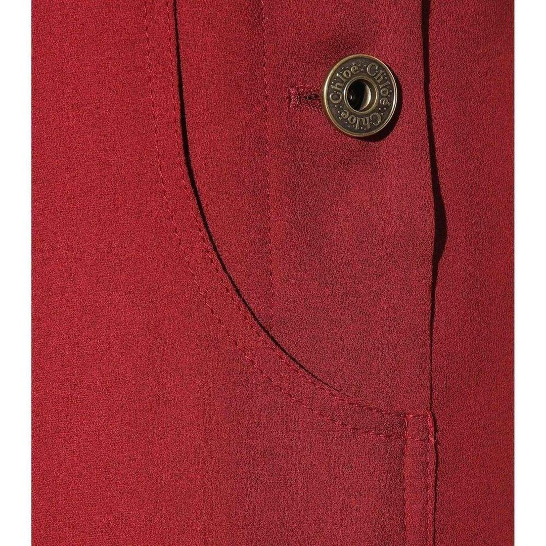 Burgundy Cheer Panel Jumpsuit