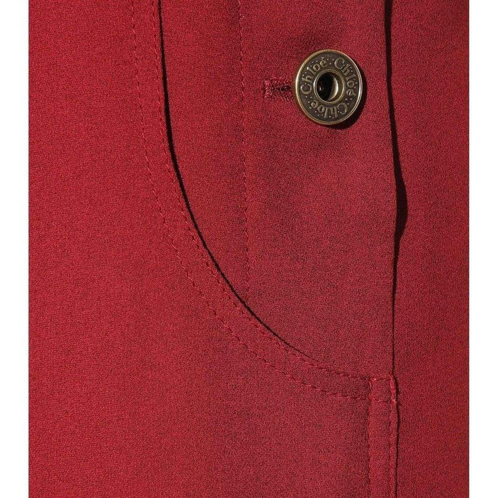 Burgundy Cheer Panel Jumpsuit
