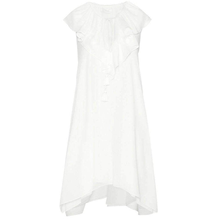 Chloé-Fine Sheer Crepe Dress - Runway Catalog