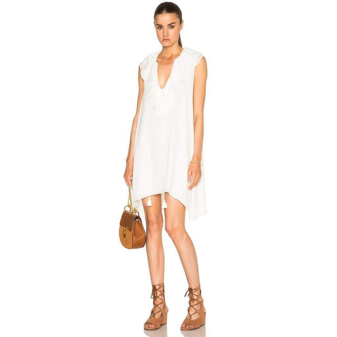 Fine Sheer Crepe Dress