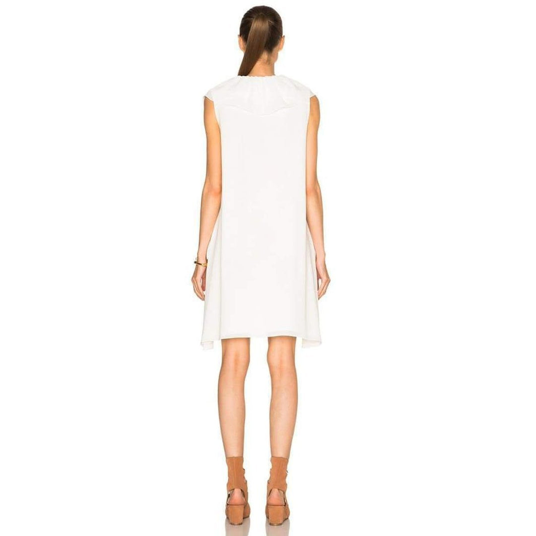 Fine Sheer Crepe Dress