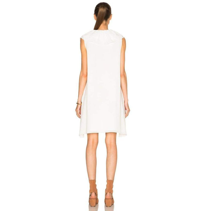 Fine Sheer Crepe Dress