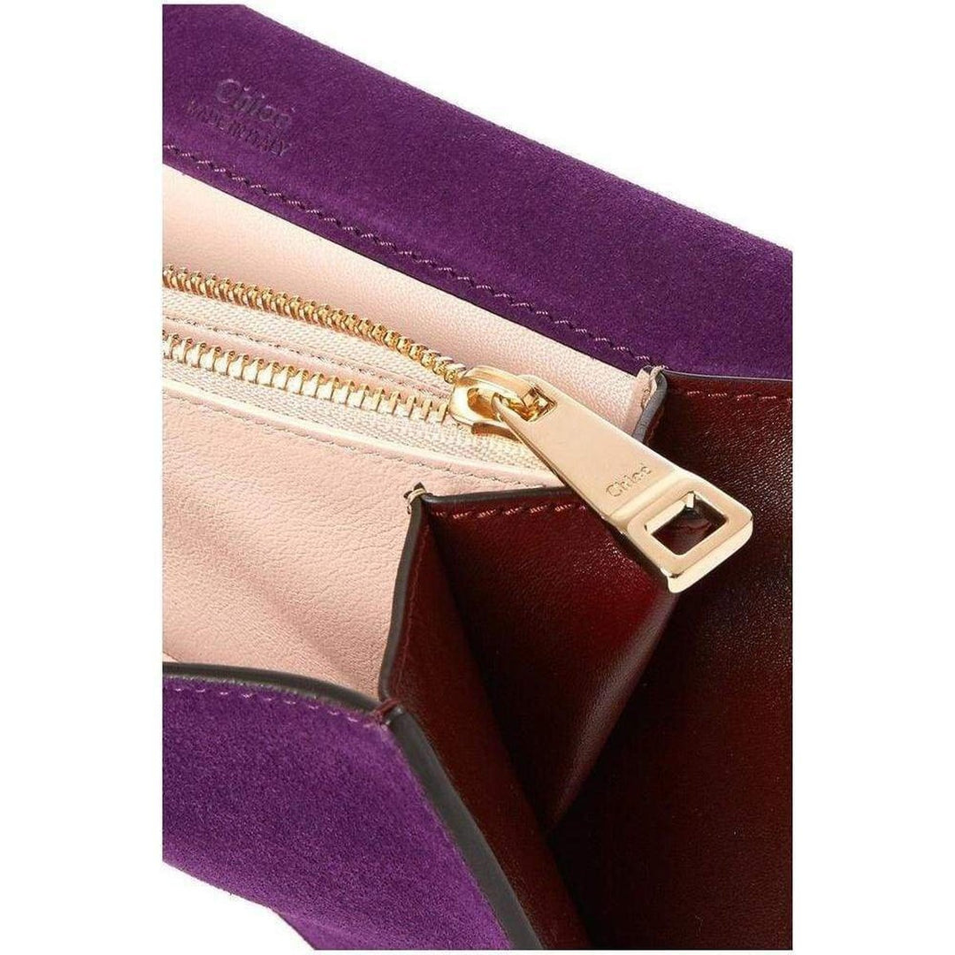 Gabrielle Burgundy Leather Clutch