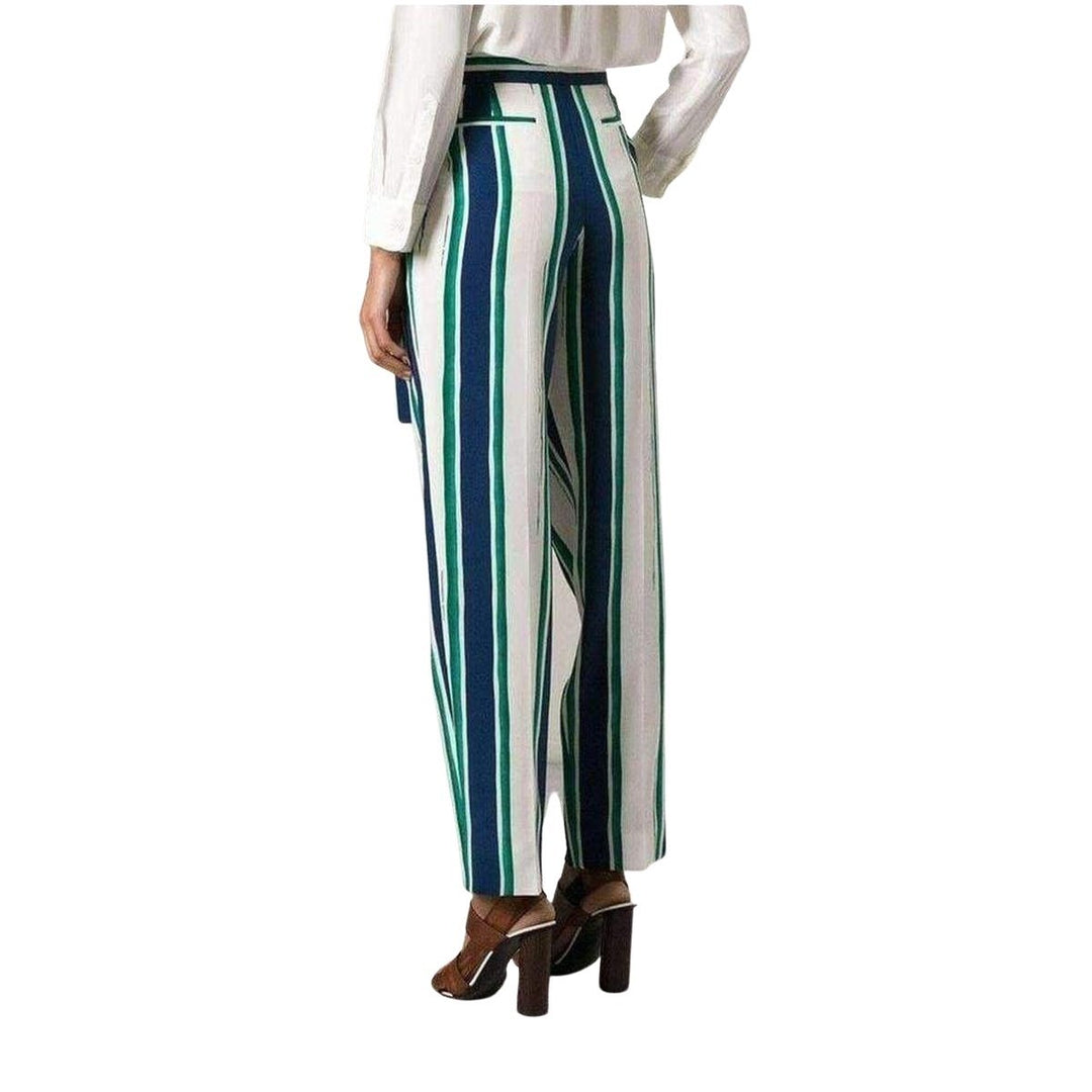 Striped Sarong Silk Trousers
