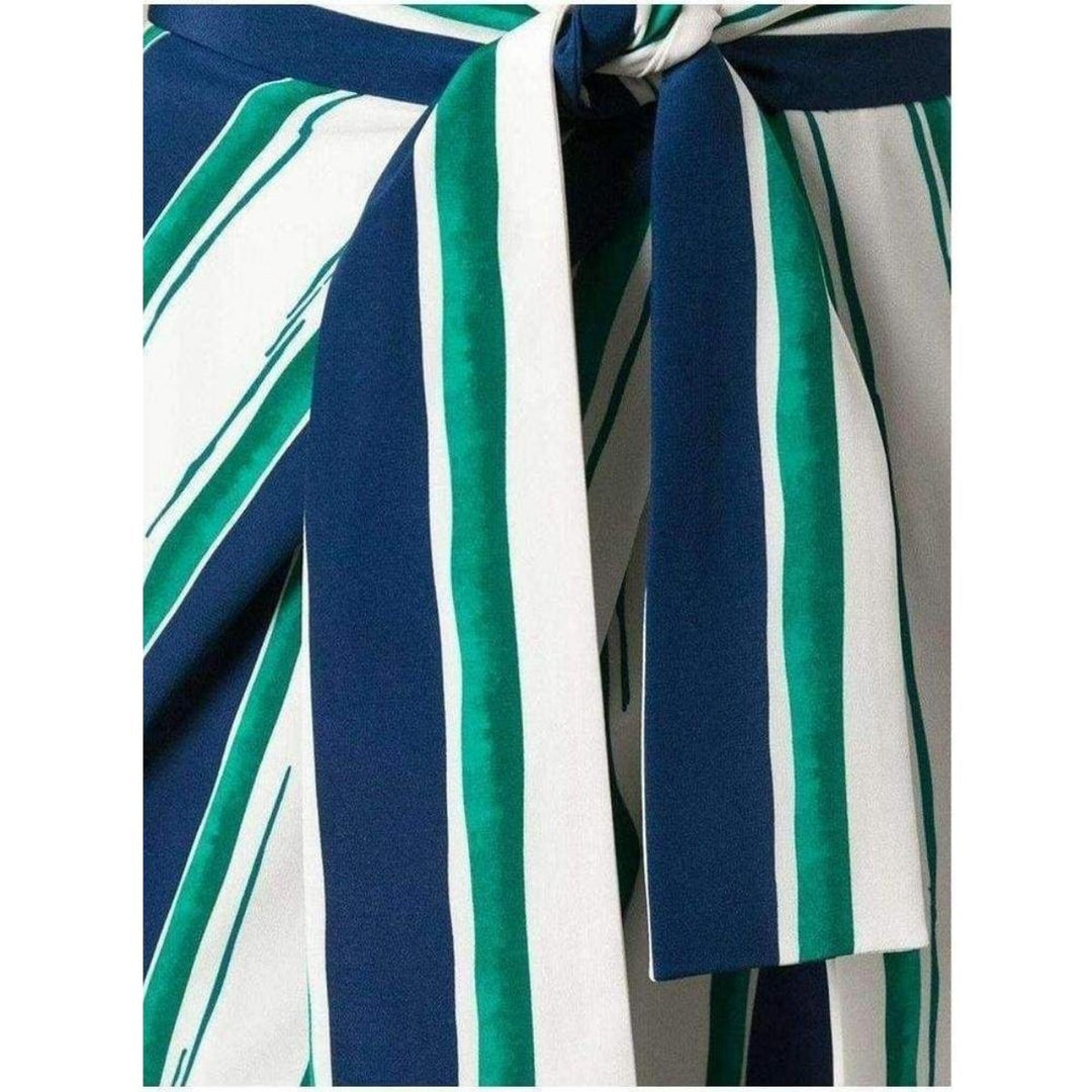 Striped Sarong Silk Trousers