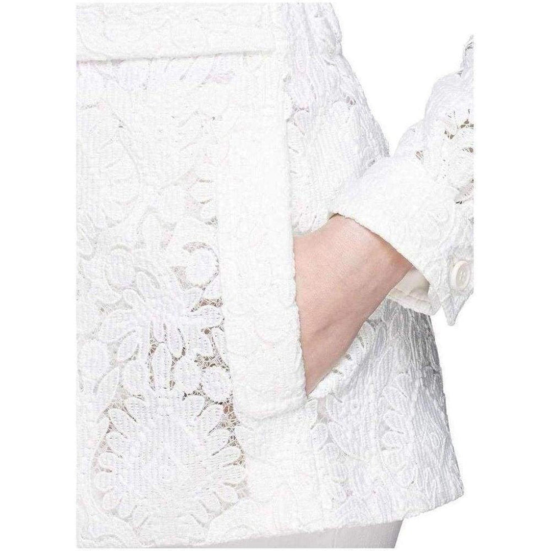 Guipure Embroidery Lace Shirt Coat