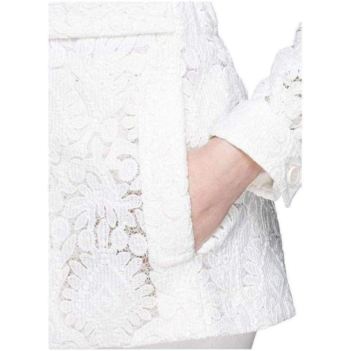 Guipure Embroidery Lace Shirt Coat