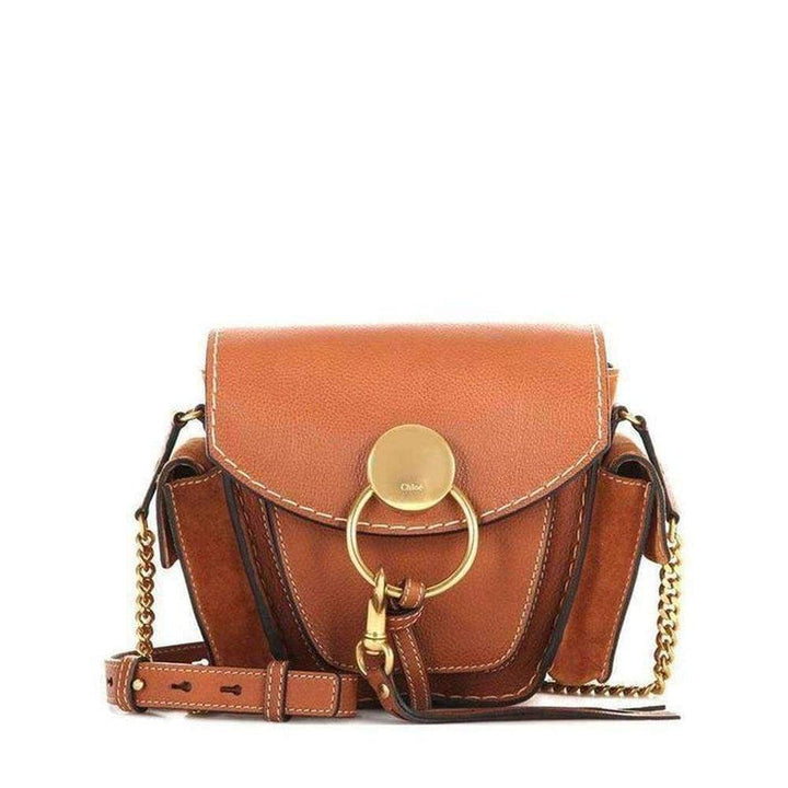 Chloé-Jodie Mini Leather Bag Caramel - Runway Catalog