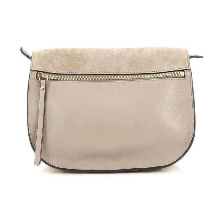 Kurtis Beige Leather and Suede Mini Bag