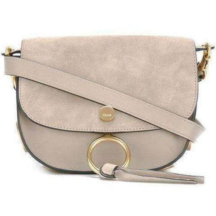 Kurtis Beige Leather and Suede Mini Bag