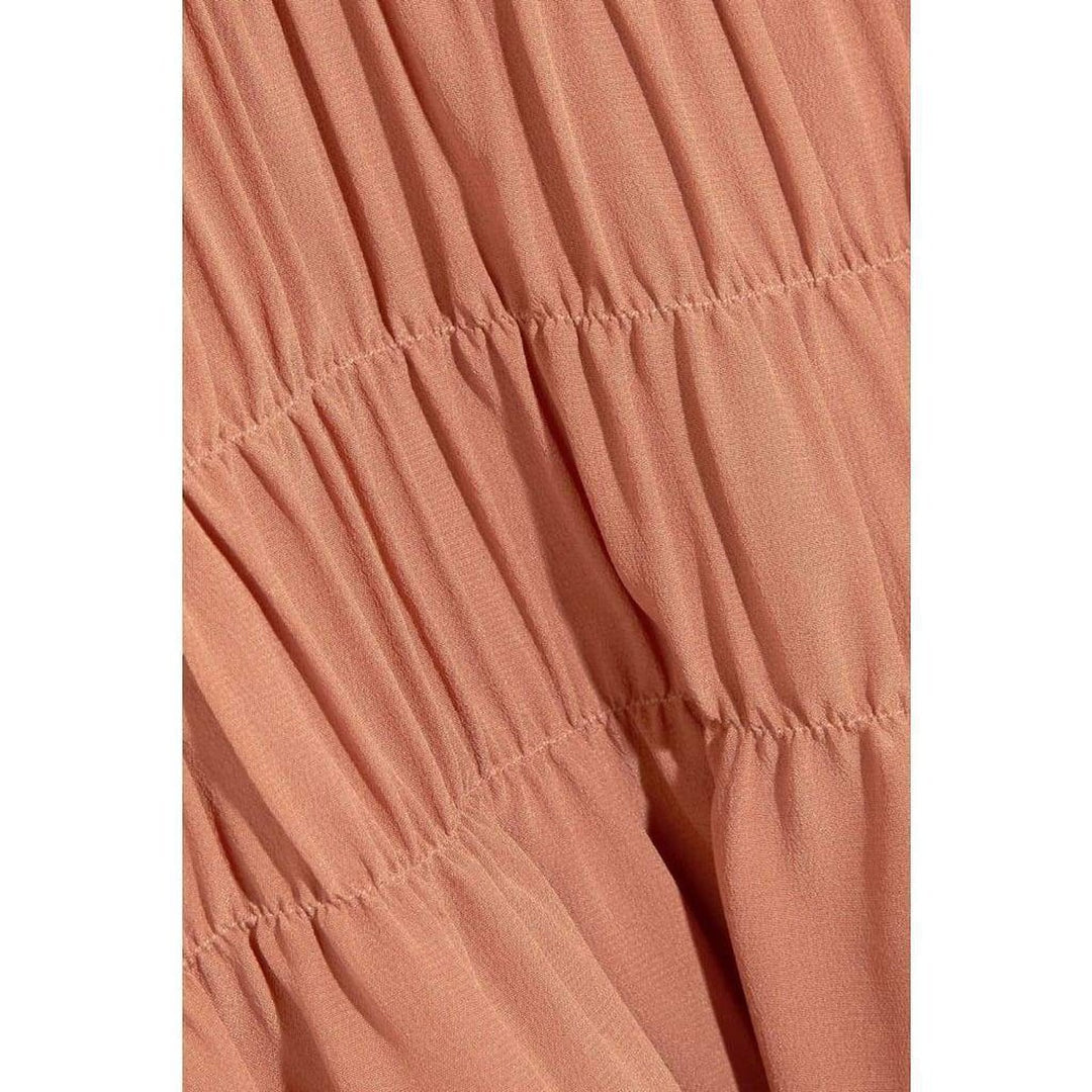 Macramé Lace-trimmed Silk Mini Dress