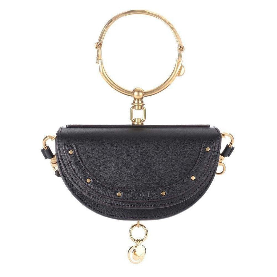 Chloé-Nile Minaudière Leather Crossbody Bag - Runway Catalog