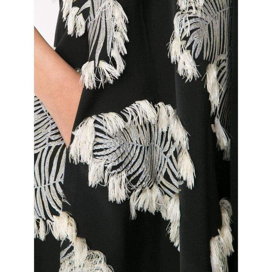 Palm Jacquard Dress
