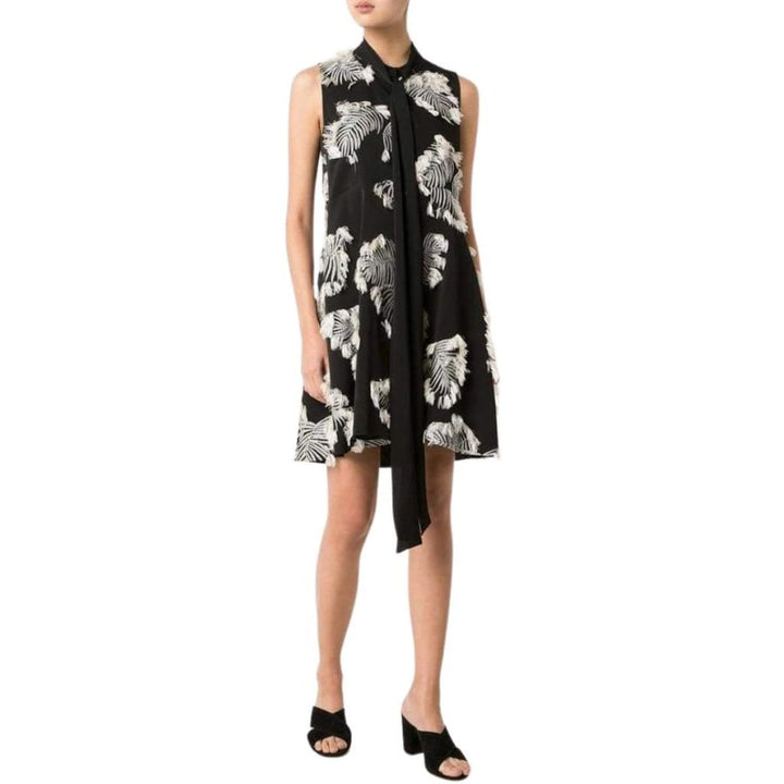Palm Jacquard Dress