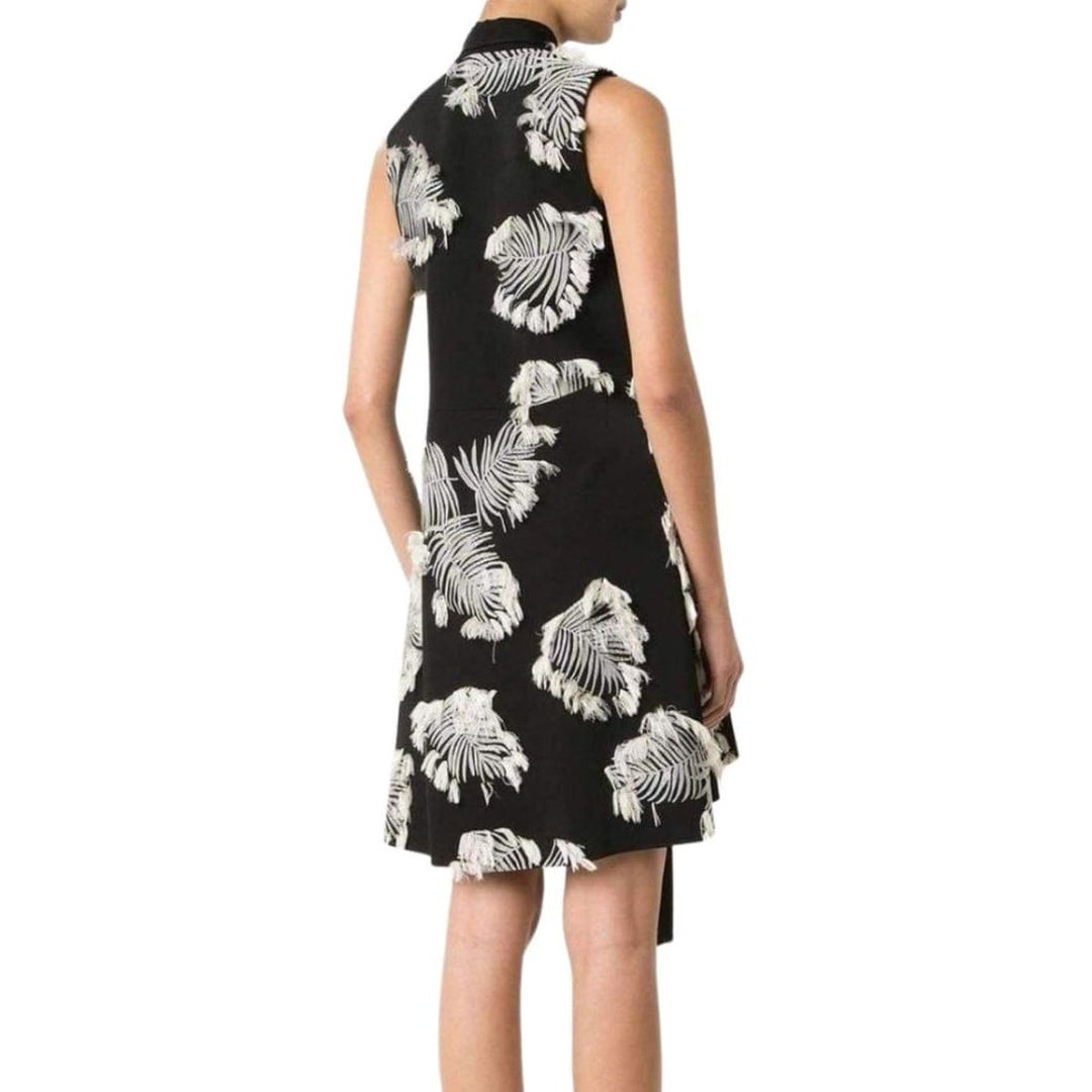 Palm Jacquard Dress