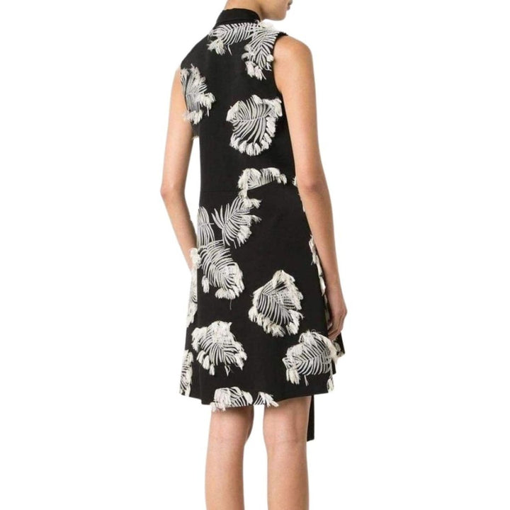 Palm Jacquard Dress