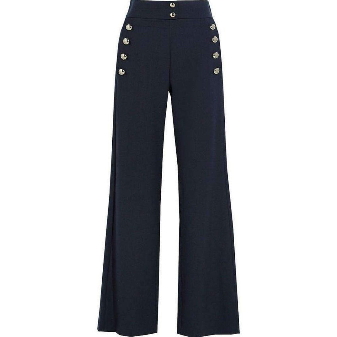 Chloé-Stretch Wool Flared Pants - Runway Catalog