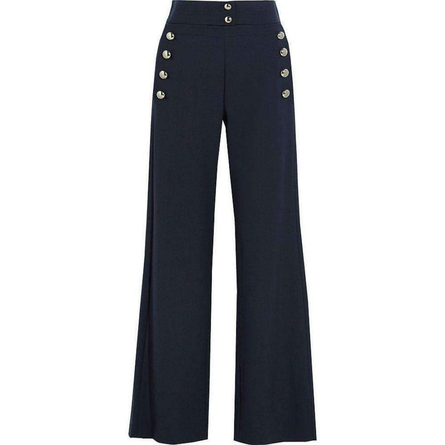 Chloé-Stretch Wool Flared Pants - Runway Catalog