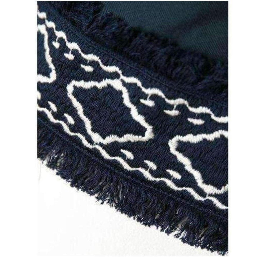 White Embroidered Cotton Pants