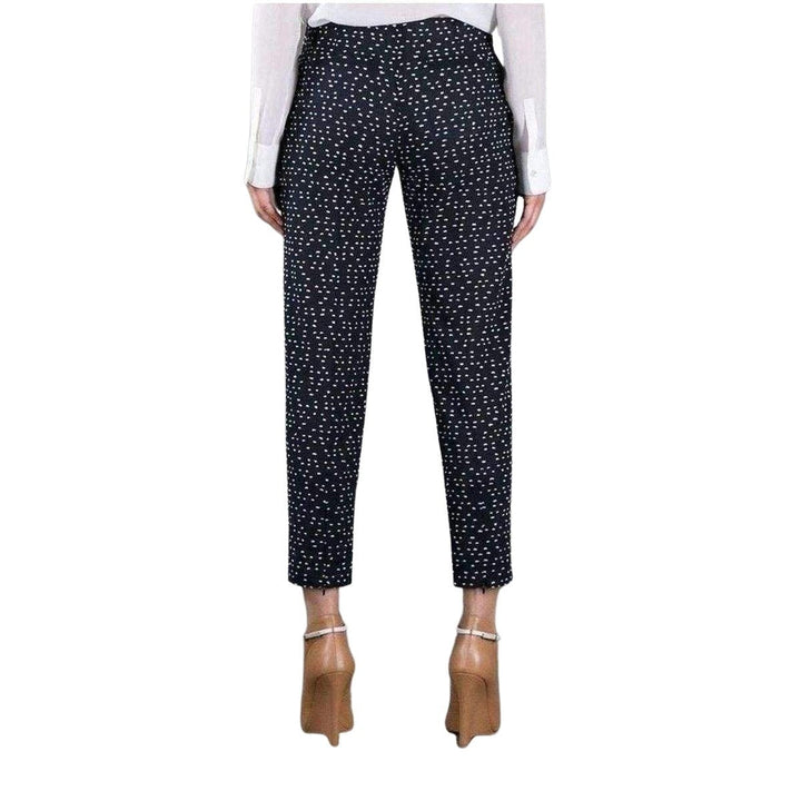 Wool Blend Pattern Trousers
