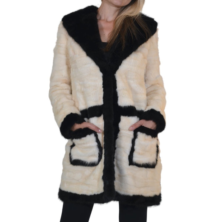 Claudio Paliotti Genuine Mink Fur Coat