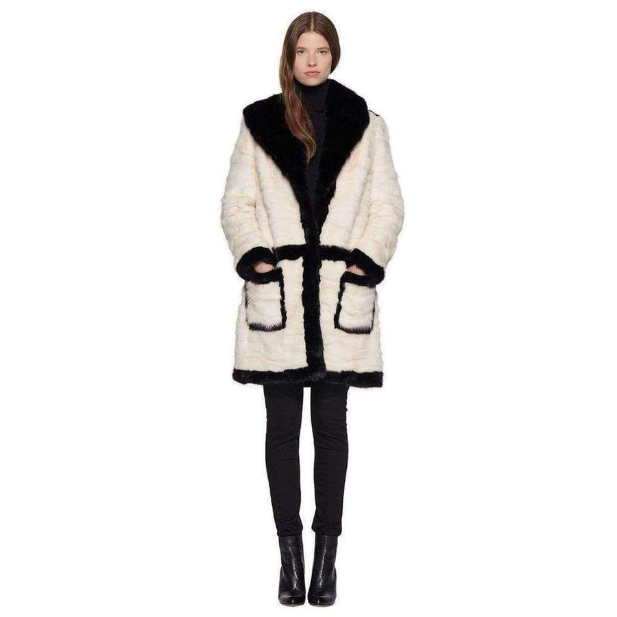 Claudio Paliotti-Claudio Paliotti Genuine Mink Fur Coat - Runway Catalog